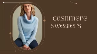 Classic Cashmere Sweaters: Effortless Sophistication