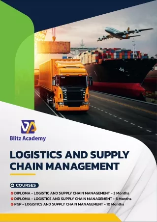 Best logistics courses in kerala | Logistics courses in kochi