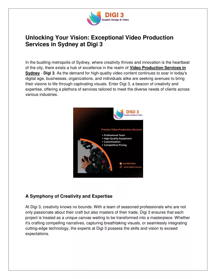 unlocking your vision exceptional video