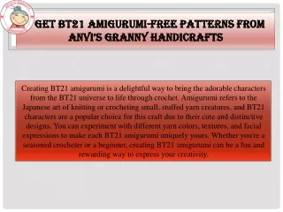 bt21 amigurumi free patterns