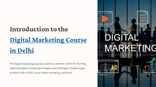 Grow Your Career with Digital Marketing Course in Delhi