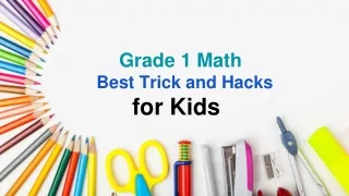 Grade 1 Math Best Trick and Hacks for Kids