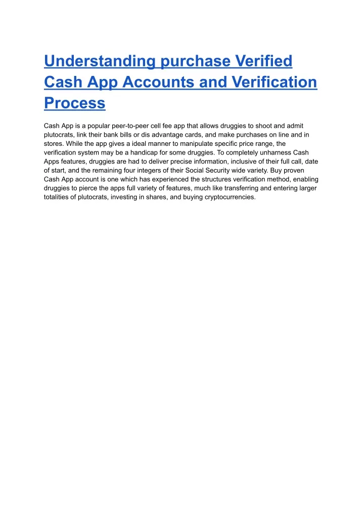 understanding purchase verified cash app accounts