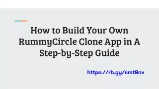 How to Build Your Own RummyCircle Clone App in A Step-by-Step Guide