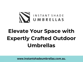 Elevate Your Space with Expertly Crafted Outdoor Umbrellas