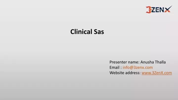 clinical sas