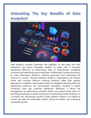 data analytics provides businesses the capability