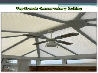 Top Trends Conservatory Ceiling