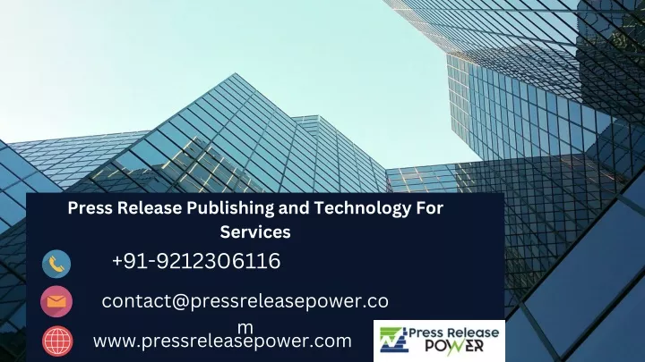 press release publishing and technology