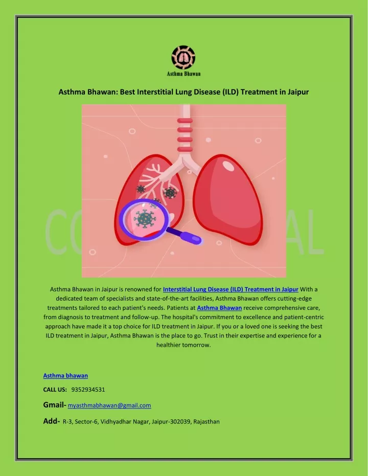 asthma bhawan best interstitial lung disease