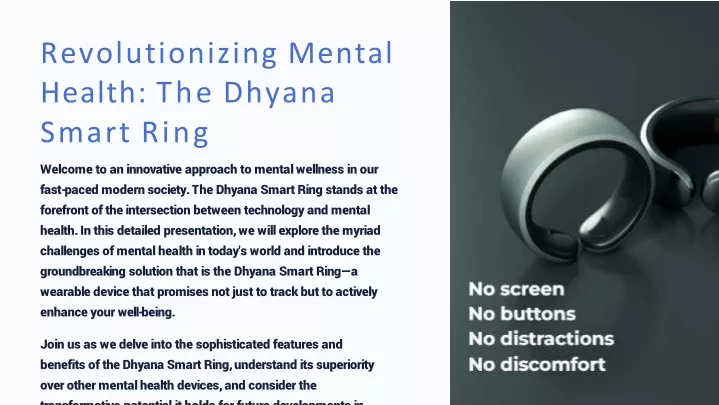 revolutionizing mental health the dhyana smart ring