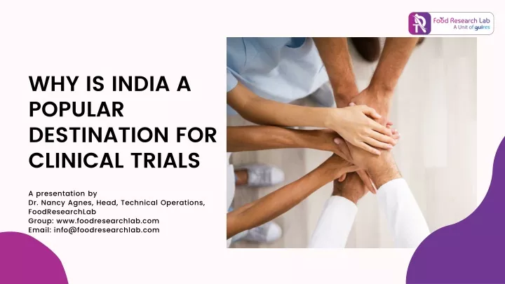why is india a popular destination for clinical