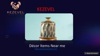 Decor Items near me