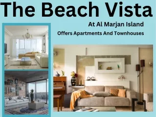 The Beach Vista  At Al Marjan E- Brochure