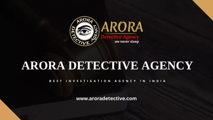 arora detective agency