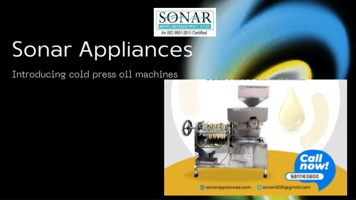 sonar appliances