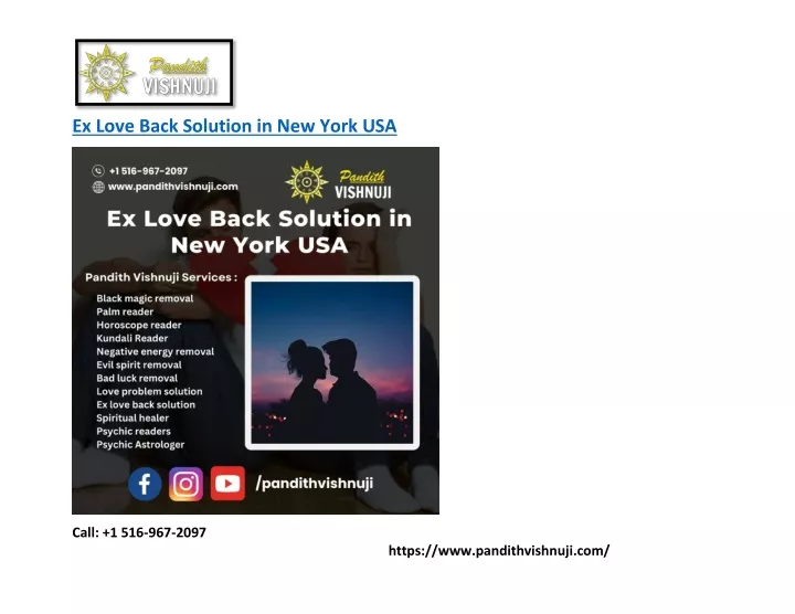 ex love back solution in new york usa