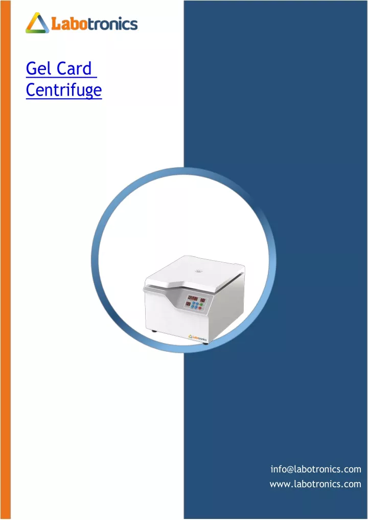 gel card centrifuge