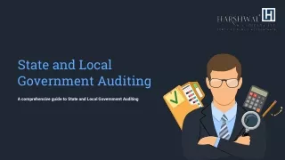 A comprehensive guide to State and Local Government Auditing