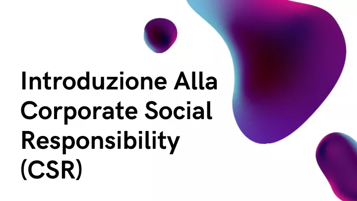 introduz one alla corporate soc al respons