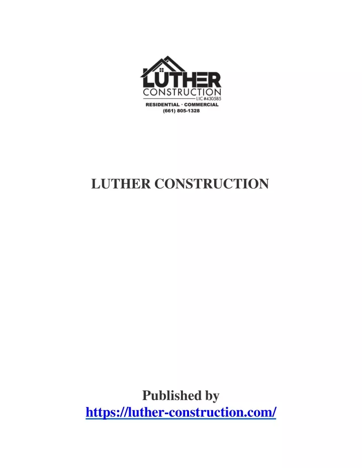luther construction