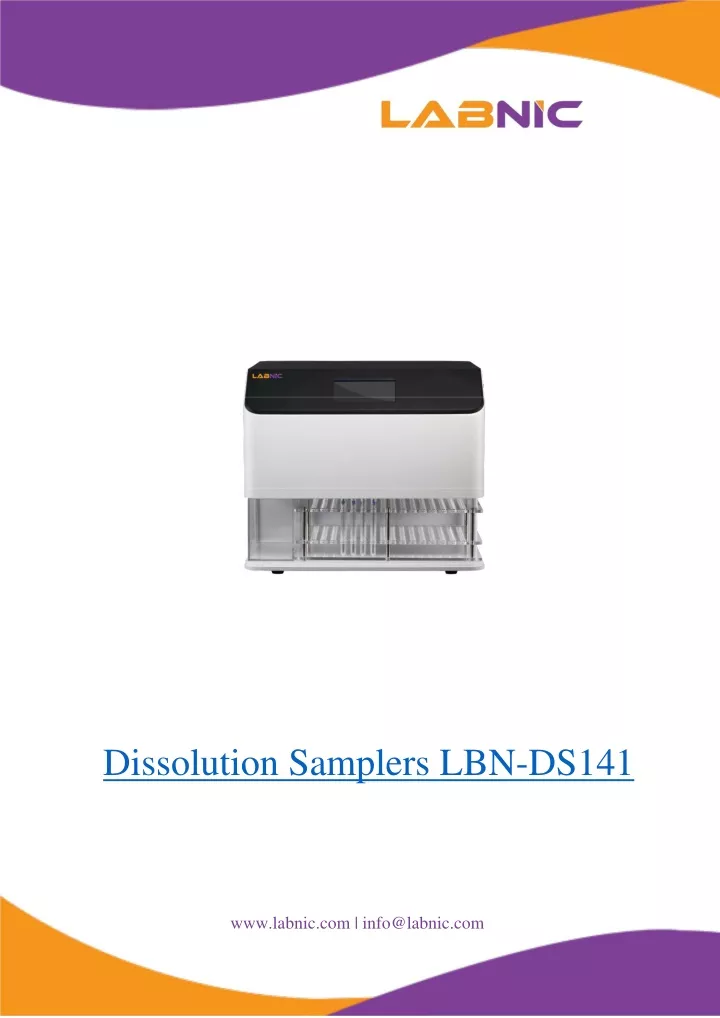 dissolution samplers lbn ds141