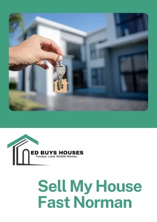 Sell My House Fast Norman | ED Buys Houses