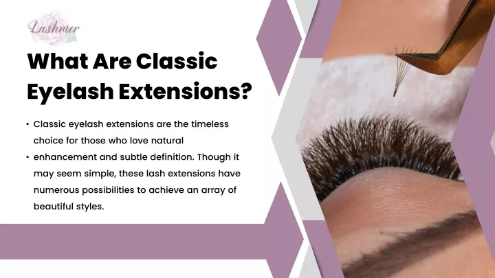 what are classic eyelash extensions