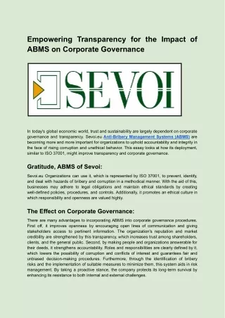 Empowering Transparency for the Impact of ABMS on Corporate Governance