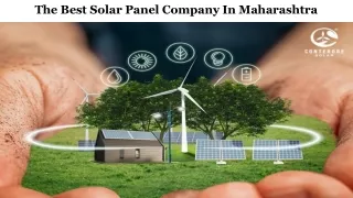 The Best Solar Panel Company In Maharashtra | Contendre Solar