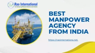 Best Manpower Agency in India