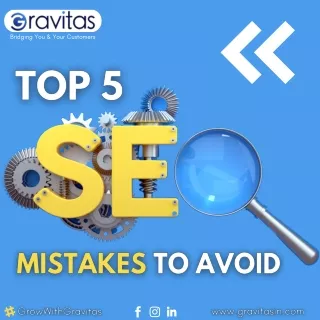 Top 5 SEO mistakes to avoid