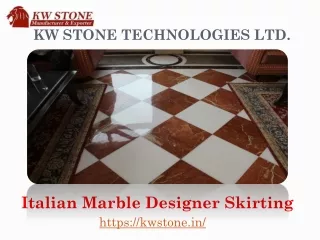 Italian Marble Designer Skirting - KW Stone Technologies Pvt. Ltd