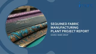 Sequined Fabric Manufacturing Plant Report 2024 PDF: Complete Roadmap