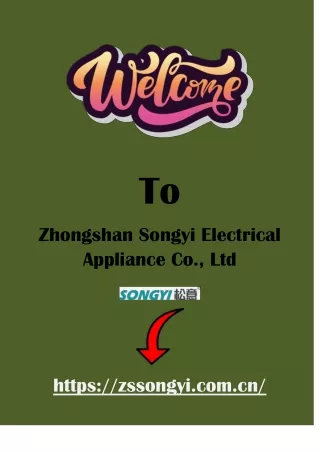 Zhongshan Songyi- Your Premier Water Heater Supplier for Ultimate Comfort