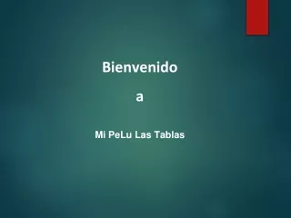 bienvenido a
