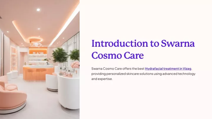 introduction to swarna cosmo care