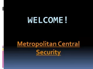 welcome