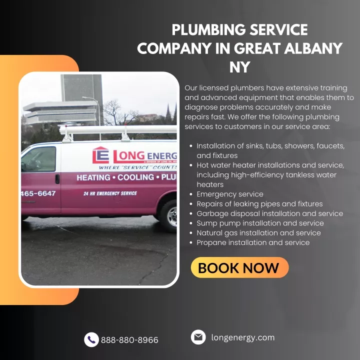 plumbing service company in great albany ny