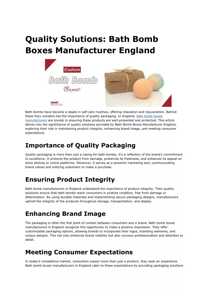 quality solutions bath bomb boxes manufacturer