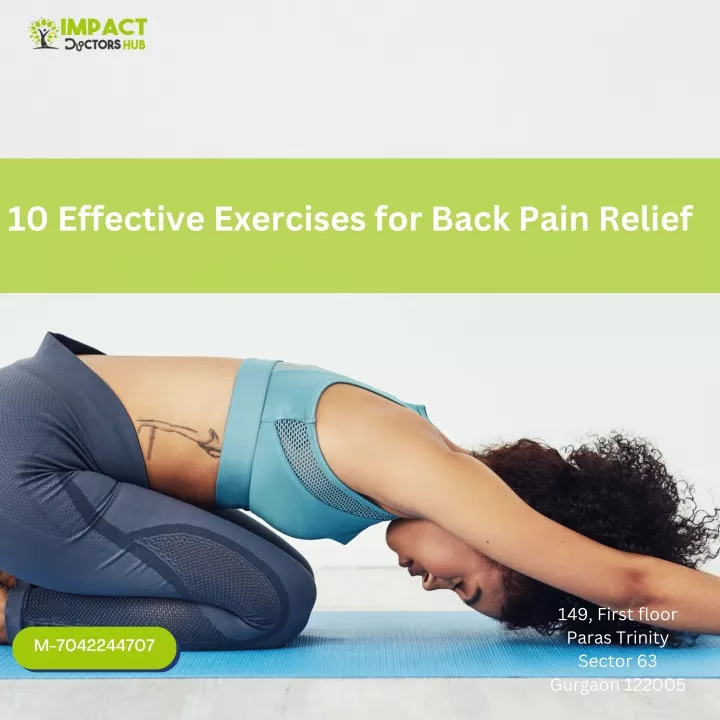 10 effective exercises for back pain relief