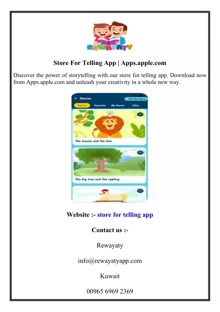 store for telling app apps apple com