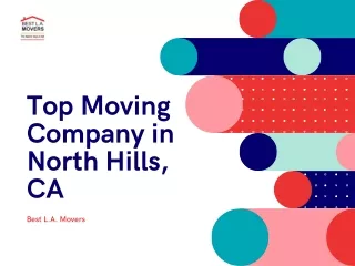 Top Moving Company in North Hills, CA