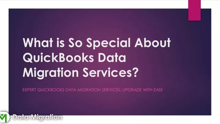 what is so special about quickbooks data