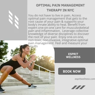Optimal Pain Management Therapy in NYC