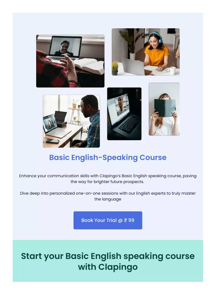 basic english speaking course