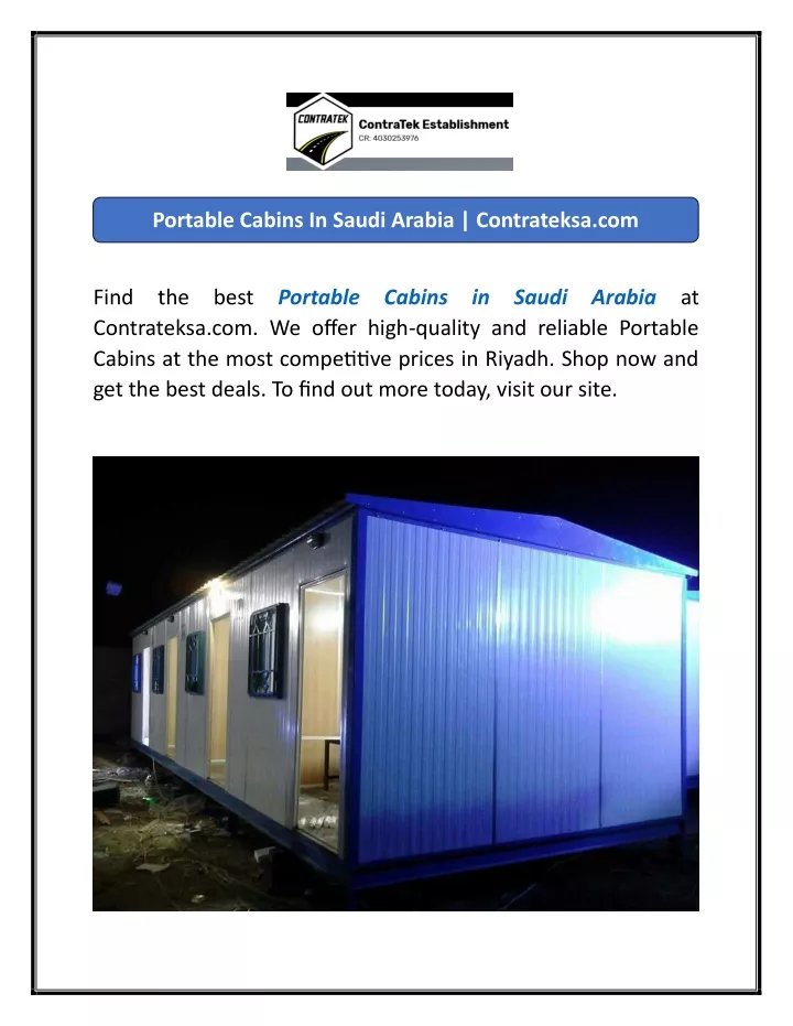 portable cabins in saudi arabia contrateksa com