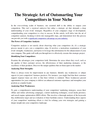 The-Strategic-Art-of-Outsmarting-Your-Competitors-in-Your-Niche