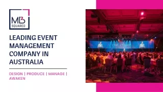 Event Management Company Sydney, Queensland, Brisbane, Far North Queensland