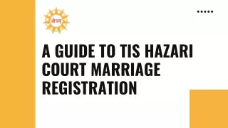 A Guidе to Tis Hazari Court Marriagе Rеgistration